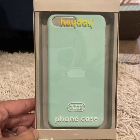 Heyday NEW in Box phone case for iPhone 6/7/8 plus, mint green, silicone case - Picture 1 of 9
